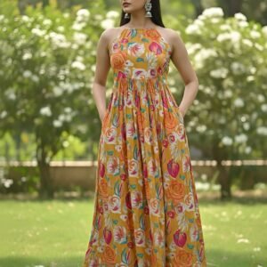 Floral printed onepiece