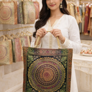 Banarasi silk Handbag