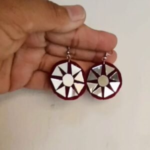 Fabric earring