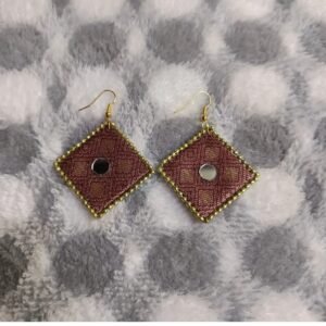Fabric earring