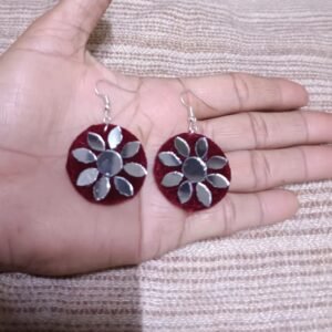Fabric earring