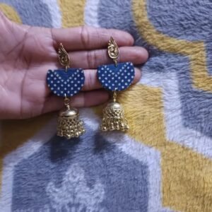 Fabric earring