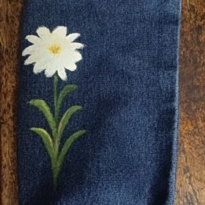 Hand painted Cloth bag for water bottle