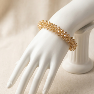 Gajra bracelet golden