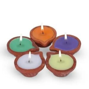 Handmade Soya wax T- light and Diya Candles