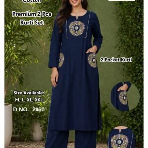 Stylish party wear kurti pair