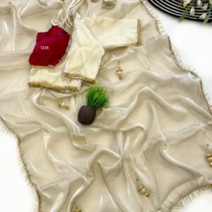 : Pure Soft G-MEE Satin Silk Saree