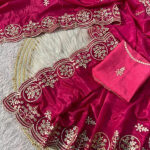 *_🌸 RADHE KRISHNA FASHION 🌸_* *🥻Ca~ Soft H.O dd silk saree with foil gottapatti work 🎊*