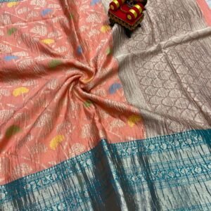 Banarasi crush weaving saree