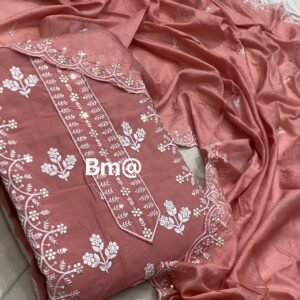 Fancy silk dress material