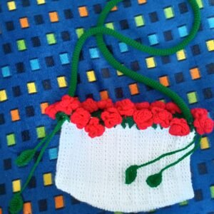 Rose bouquet sling bag