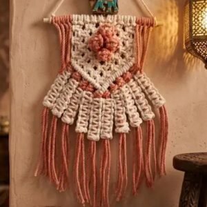 Macrame mini wall hanging