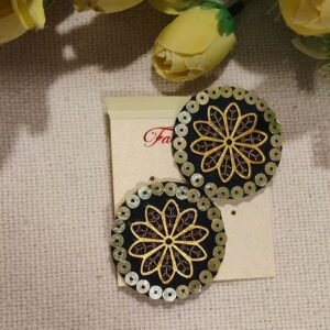 Handmade fabric earrings