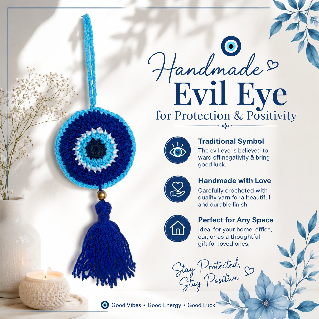Crochet Evil eye hanging - Image 2