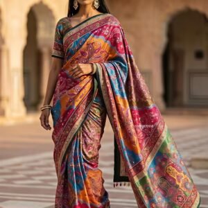 New Launching Superb Quality ✨Heavy Masakali Crepe Saree*