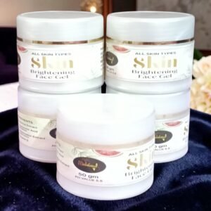 Skin brightening face gel