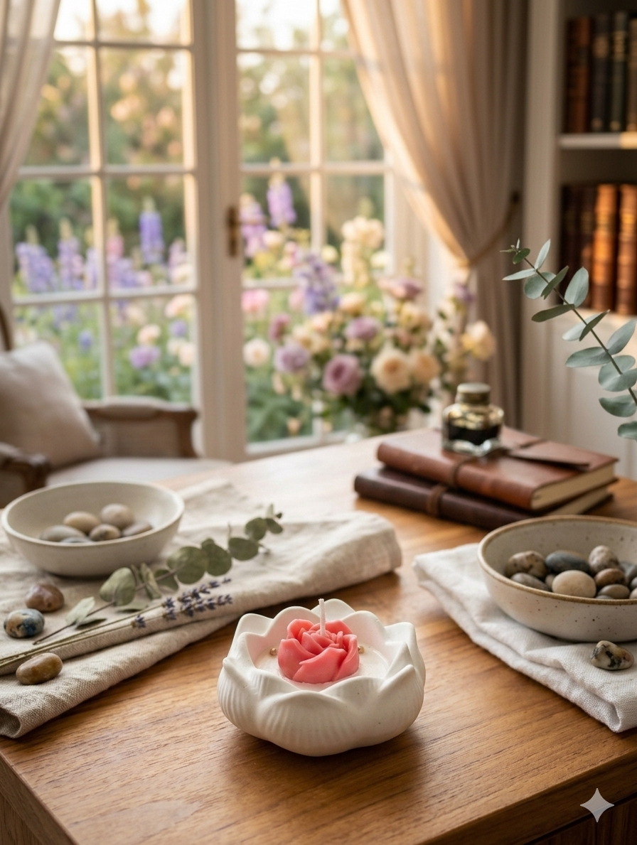 Aesthetic Handmade Soya wax Candle,