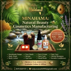 Natural beauty cosmetics praduks