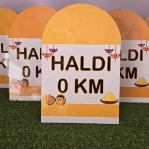 Haldi ceremony backdrop