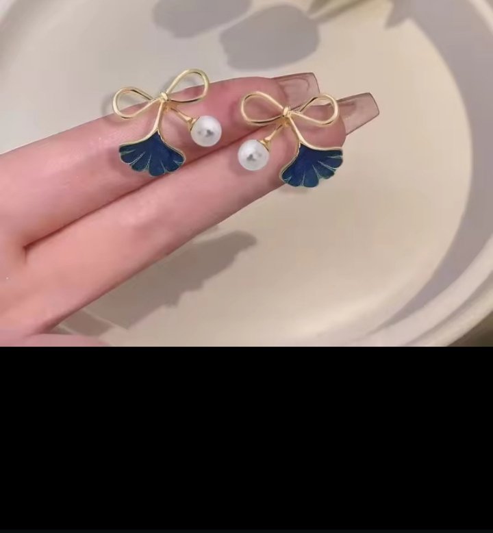 Primium quality studs and drop cheery earings are very affordable price - Image 3