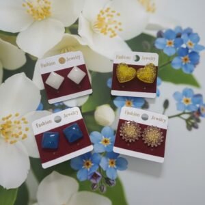 4 pic combo resin earring