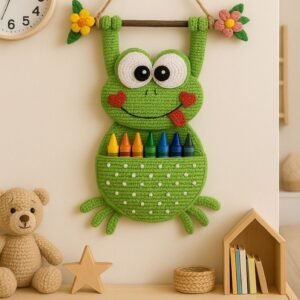 Handmade Crochet Holder – Customizable Organizer for Home & Office