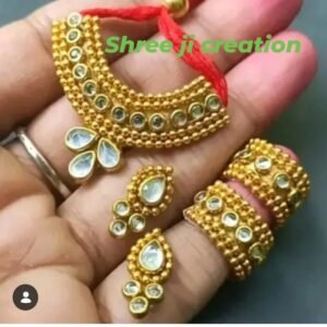 Handmade Radha Krishna jewellery