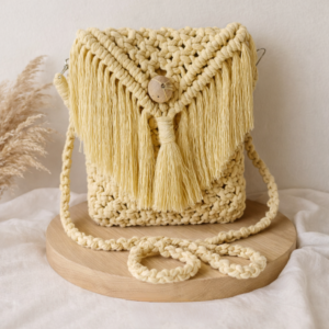 Macrame phone bag