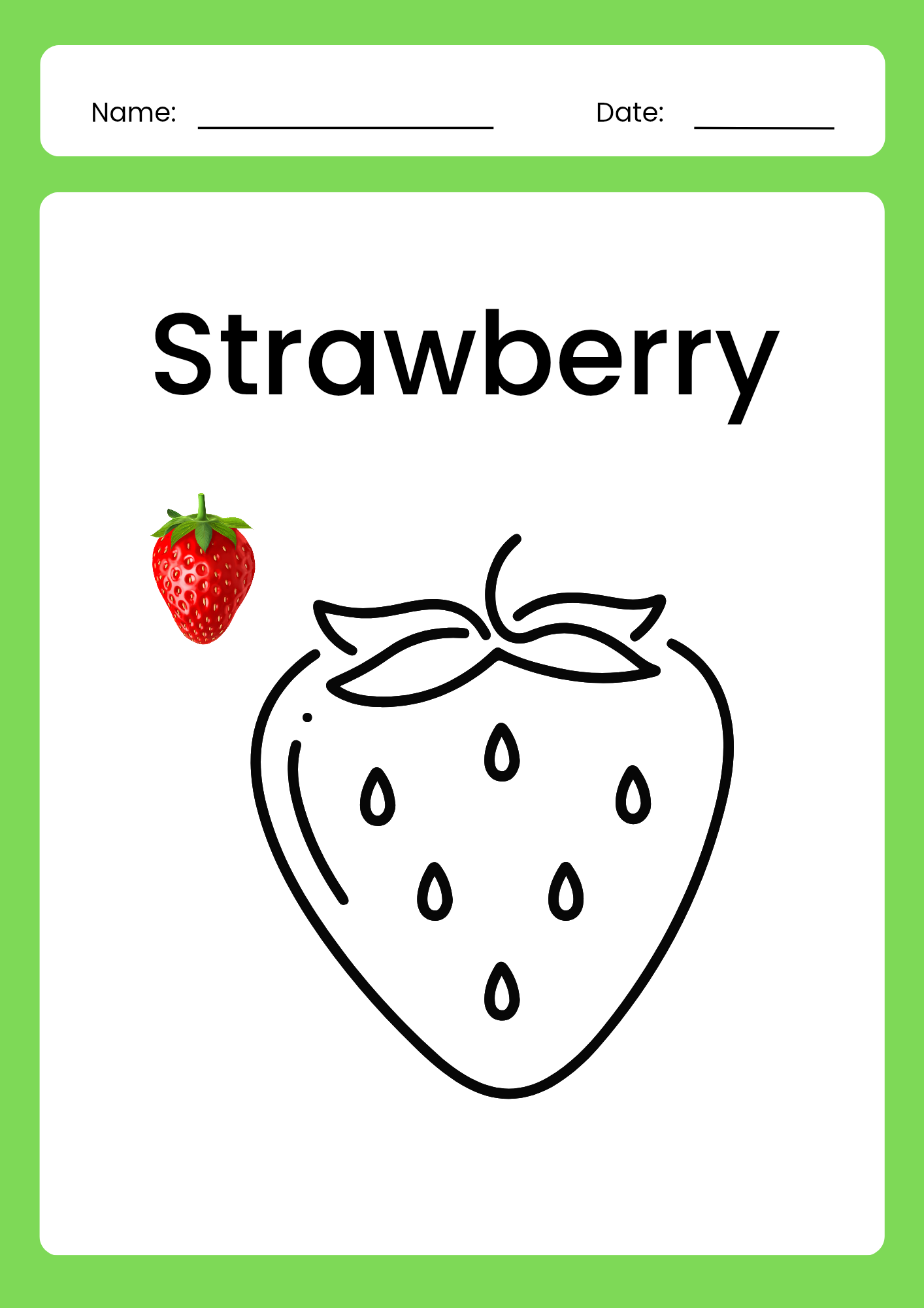 FRUITS COLOURING BOOK - Image 12