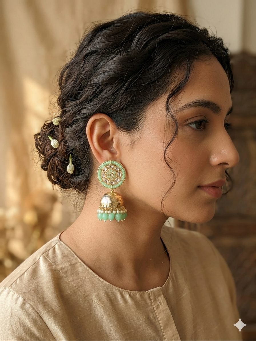 Niya kundan jhumka - Image 2