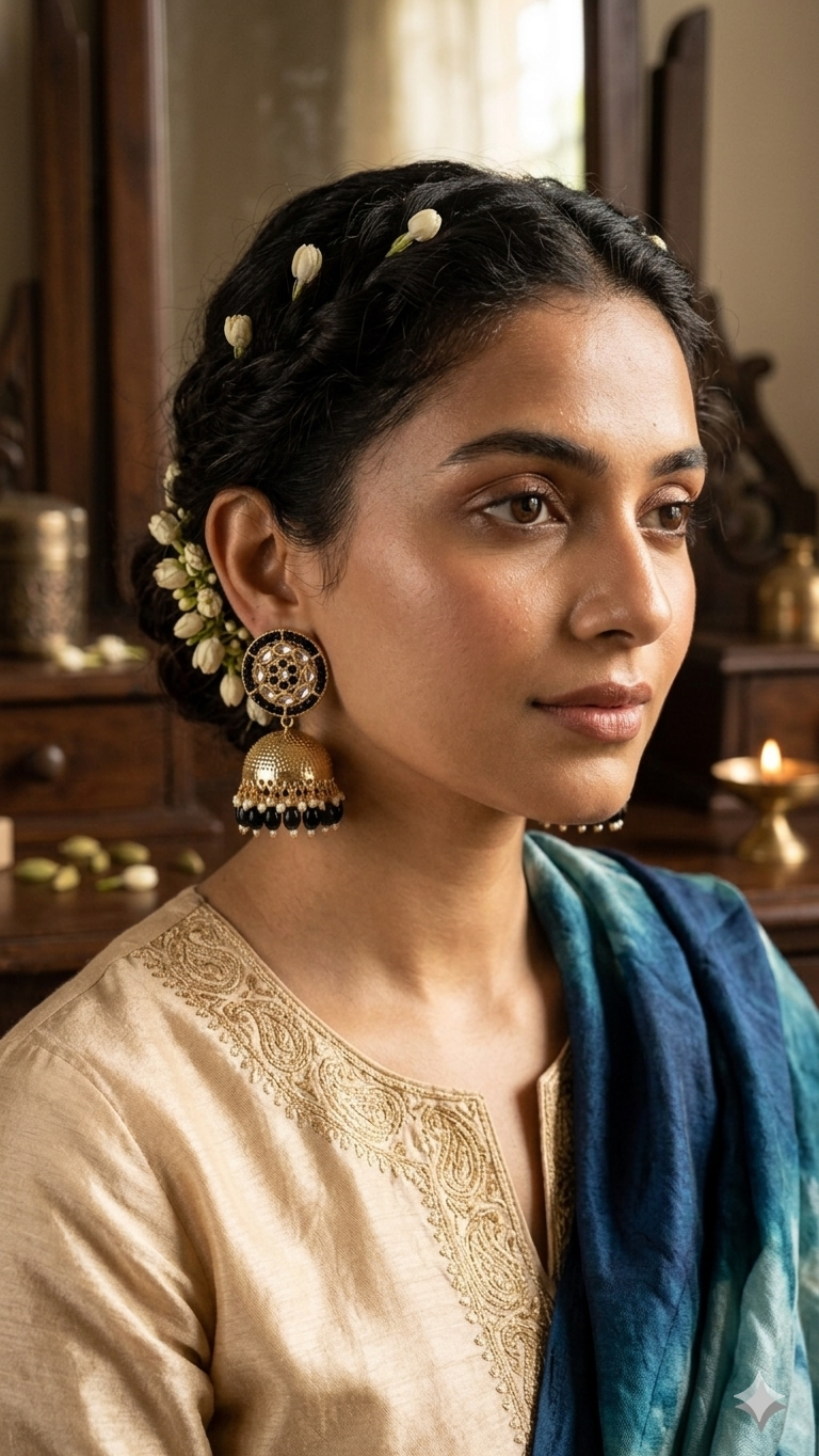 Niya kundan jhumka - Image 4