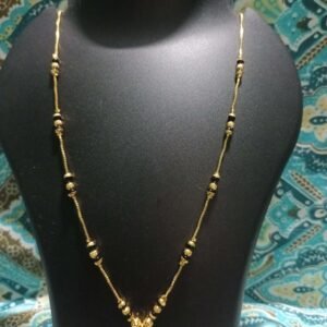 Gold plated modern mangalsutra
