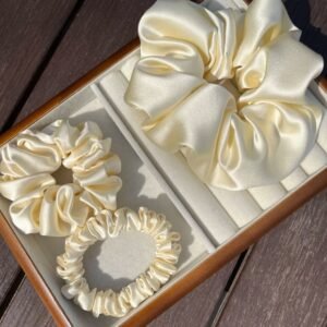 Satin scrunchies