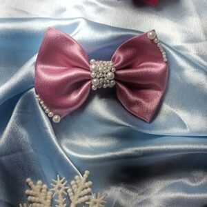 Satin hair clip