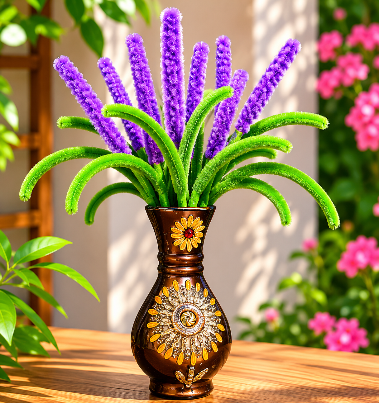 Pipe cleaner Lavender Flower - Image 2