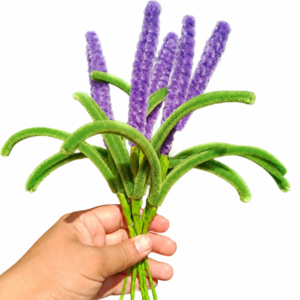 Pipe cleaner Lavender Flower
