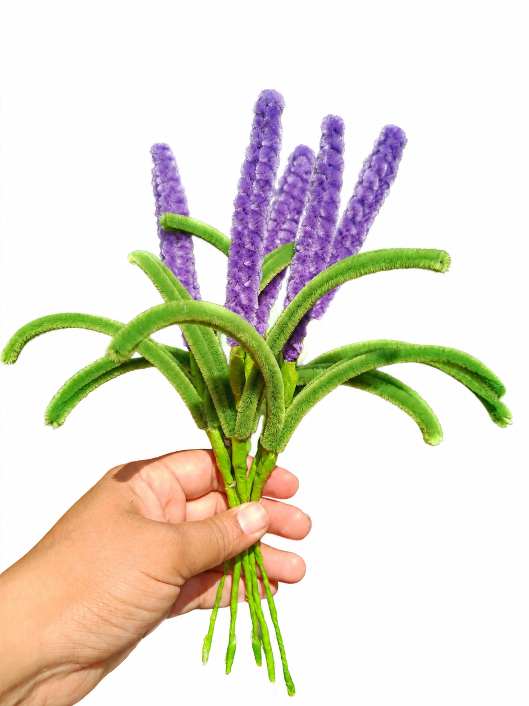 Pipe cleaner Lavender Flower