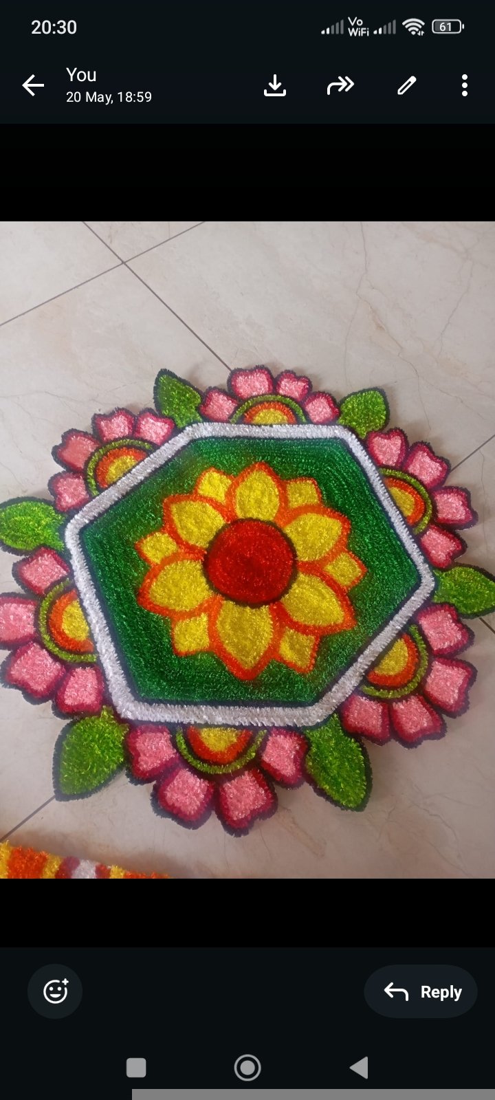Whoolen rangoli - Image 2