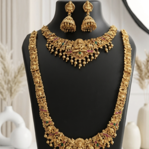 Premium temple jewellery set