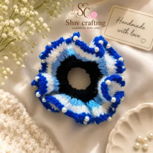 Crochet scrunchies