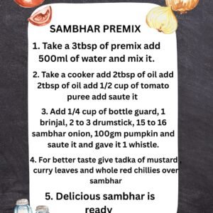 Sambhar premix