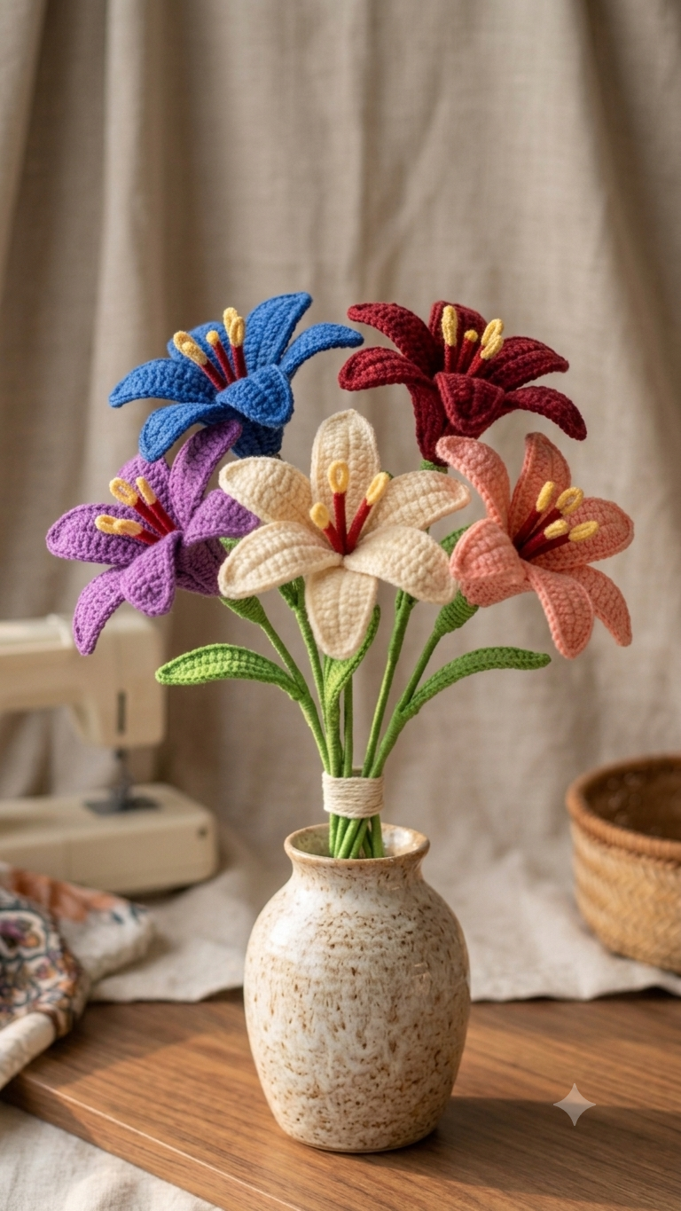 Crochet flower