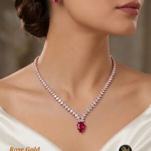 Ad diamond necklace