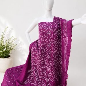 Bandhej dress material