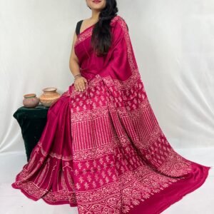 Pare modal silk saree