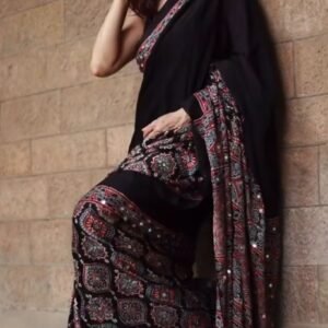 Soft crepe saree