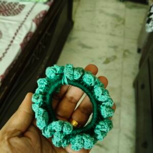 Handmade crochet juda bun band