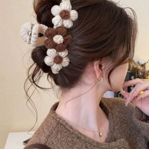 Bloom & Bow Crochet Hair Accessories 🌸🎀✨