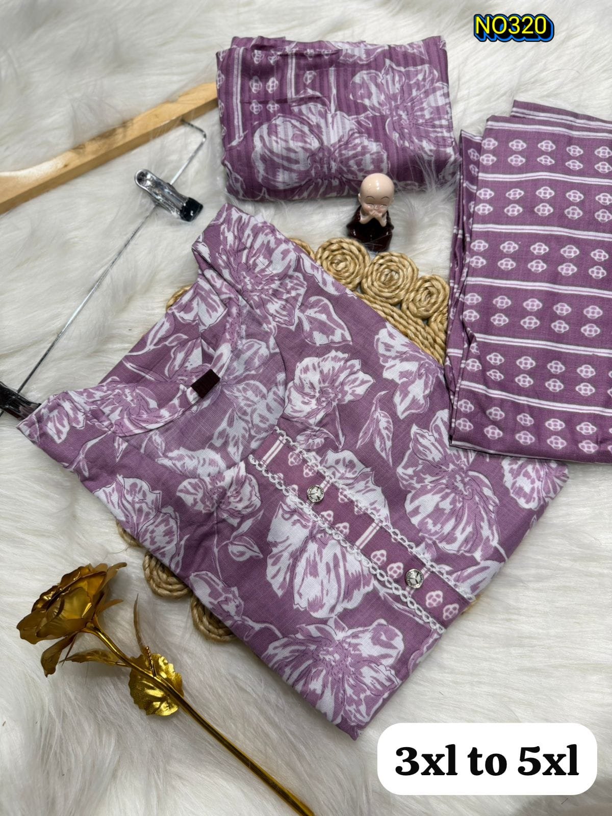 ✨ *RC NEW LAUNCH* ✨ *Thak Gayi Ho Synthetic Se? Ab Pehno Sukoon* 🌸 👑 *Product:* RC All-Size Queen Batik Cotton Kurti Pant Dupatta Set 🌿 *Kyu Khaas Hai Ye Set?* ➡️ *Fabric:* 100% Pure Semi Soft Cotton - Bilkul Breathable, Garmi me chipke nahi ➡️ *Design:* Premium Batik Print - Kabhi Out of Fashion Nahi ➡️ *Full Set:* Kurti + Pant + Dupatta - Complete Look ➡️ *Size:* M | L | XL | XXL | 3XL | 4XL | 5XL - Har Body Type Ke Liye 💃 *Kahan Pehne?* Office, College, Ghar, Market - Har Jagah Perfect! 💰 *RC Dhamaka Price: ₹599 Only* 🚚 *Free Shipping Pan India* 💵 *COD Available* - Image 5