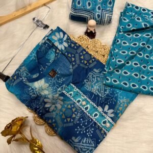 ✨ *RC NEW LAUNCH* ✨ *Thak Gayi Ho Synthetic Se? Ab Pehno Sukoon* 🌸 👑 *Product:* RC All-Size Queen Batik Cotton Kurti Pant Dupatta Set 🌿 *Kyu Khaas Hai Ye Set?* ➡️ *Fabric:* 100% Pure Semi Soft Cotton - Bilkul Breathable, Garmi me chipke nahi ➡️ *Design:* Premium Batik Print - Kabhi Out of Fashion Nahi ➡️ *Full Set:* Kurti + Pant + Dupatta - Complete Look ➡️ *Size:* M | L | XL | XXL | 3XL | 4XL | 5XL - Har Body Type Ke Liye 💃 *Kahan Pehne?* Office, College, Ghar, Market - Har Jagah Perfect! 💰 *RC Dhamaka Price: ₹599 Only* 🚚 *Free Shipping Pan India* 💵 *COD Available*